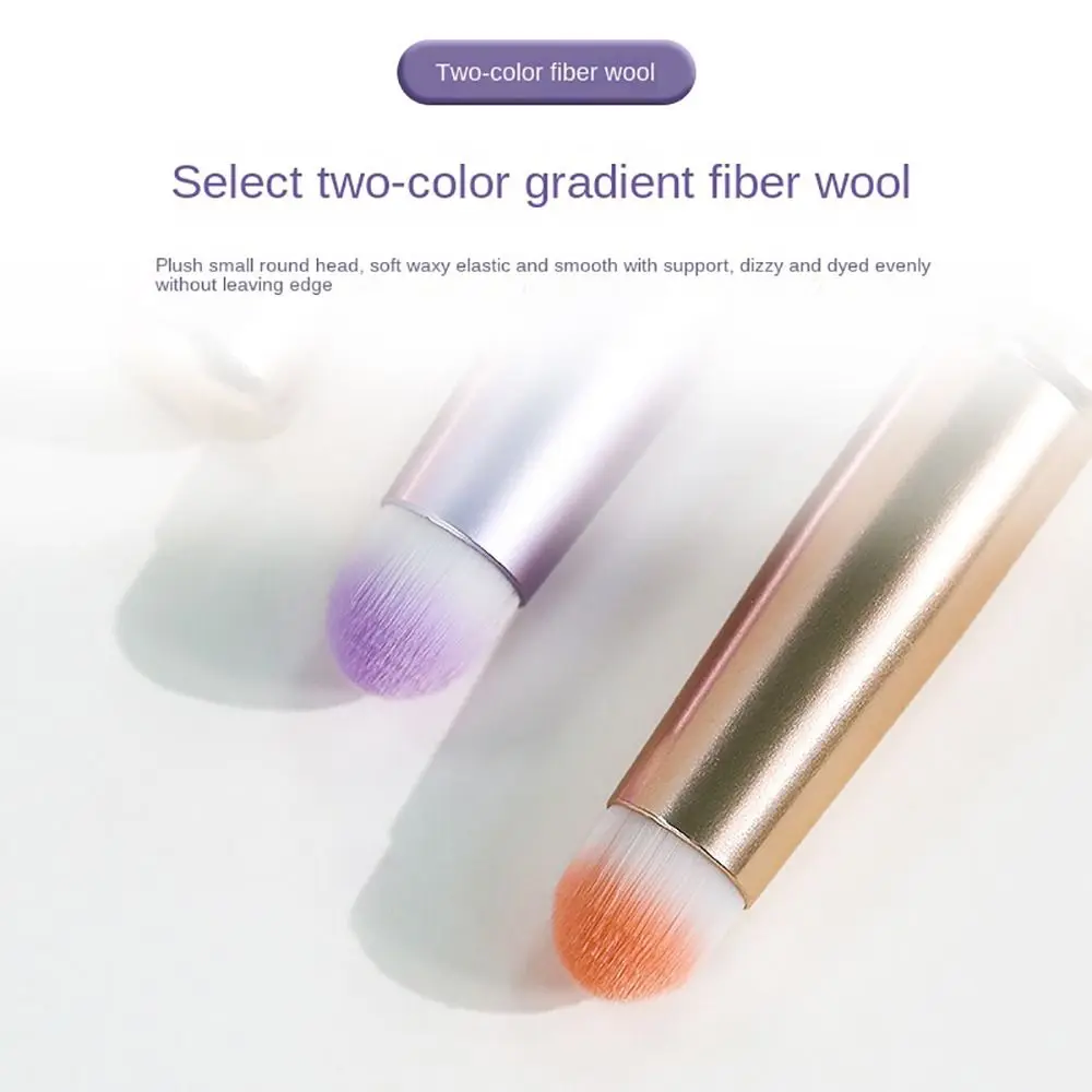 Professionale con cappuccio Pennello per labbra Strumento per trucco Accessorio per labbra Mini rossetto 3 colori Correttore Pennello per sbavature Bellezza delle donne