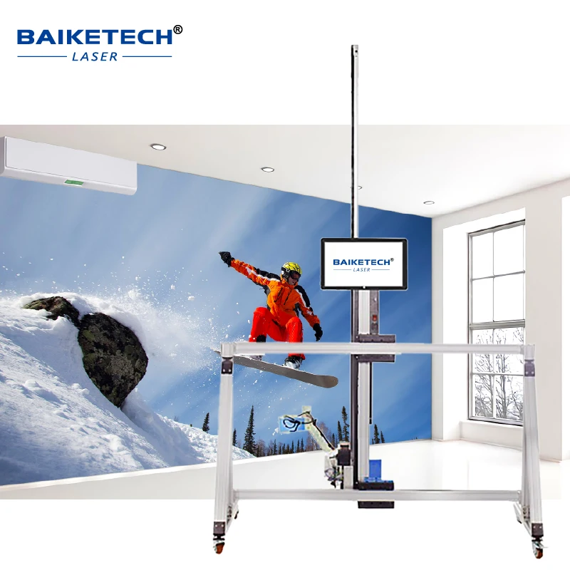 TH-GW256T 3D อิงค์เจ็ทโดยตรงภาพจิตรกรรมฝาผนังผนังและพื้น 2 In One เครื่องพิมพ์ผนังและชั้น 2 In One พิมพ์เครื่อง