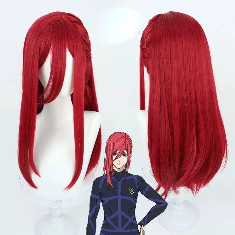 赤髪＆サイドブレイド コスプレウィッグ チギリ・ヒョウマ用 |   ブルーロック アニメキャラクター コスチュームアクセサリー