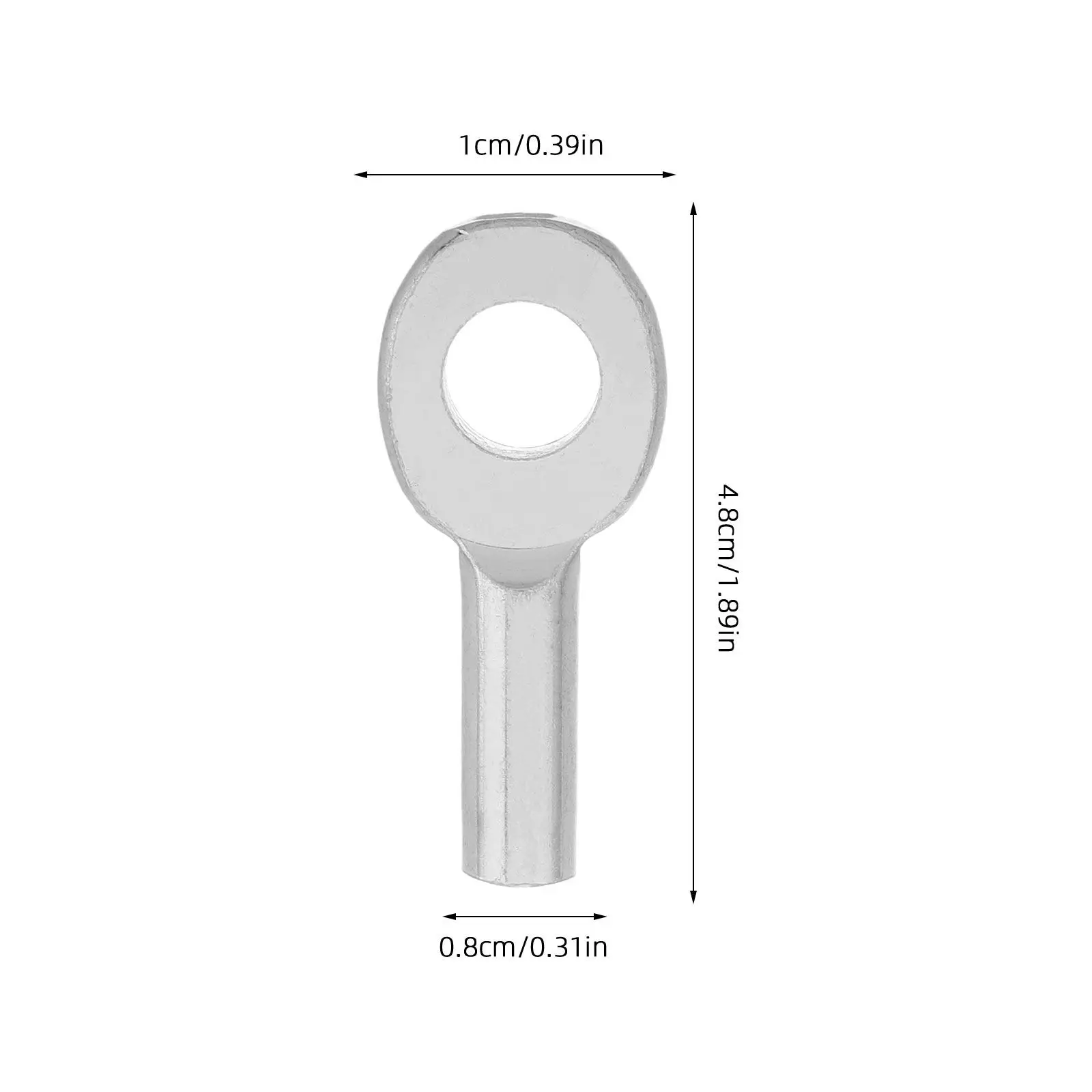 4Pcs Fitness Equipment Accessories Wire Rope Connector End Terminals Metal Joints Secure Stopper for Gym Pulley Cable Weight
