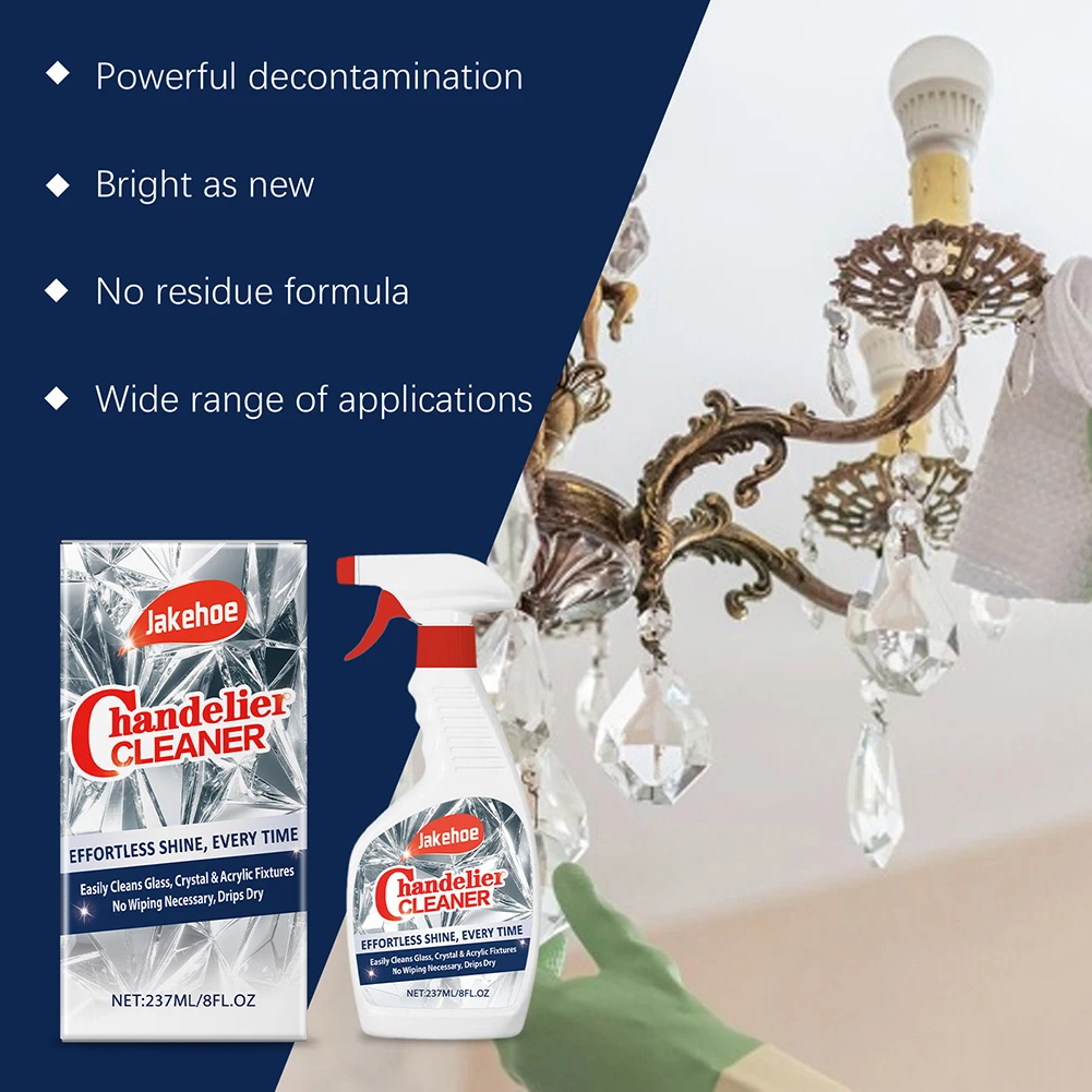 

Chandelier Cleaner Drip Dry Spray Chandelier Cleaner Spray Away Dust Remover No Wipe Powerful Crystals Cleaner For Chandelier
