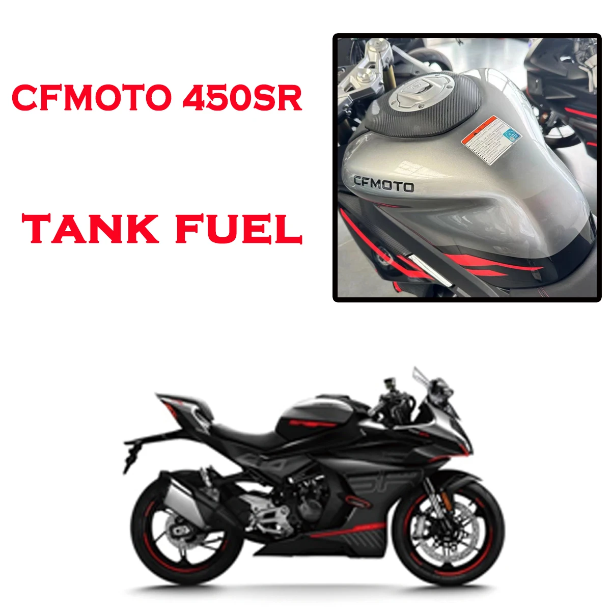 

Аксессуары для мотоциклов CF400-6 CF400-9 топливный бак 450SR 450SRS оригинальная Защитная панель для топливного бака Декоративный корпус Передняя обтекатель