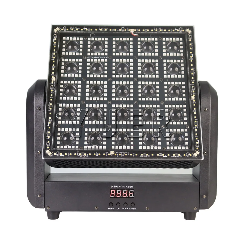 LED 25x5W Beam With RGB Warm Cold White Led Matrixl Moving Head Stage Lighting For Dj Disco Party Club DMX512 Music Control