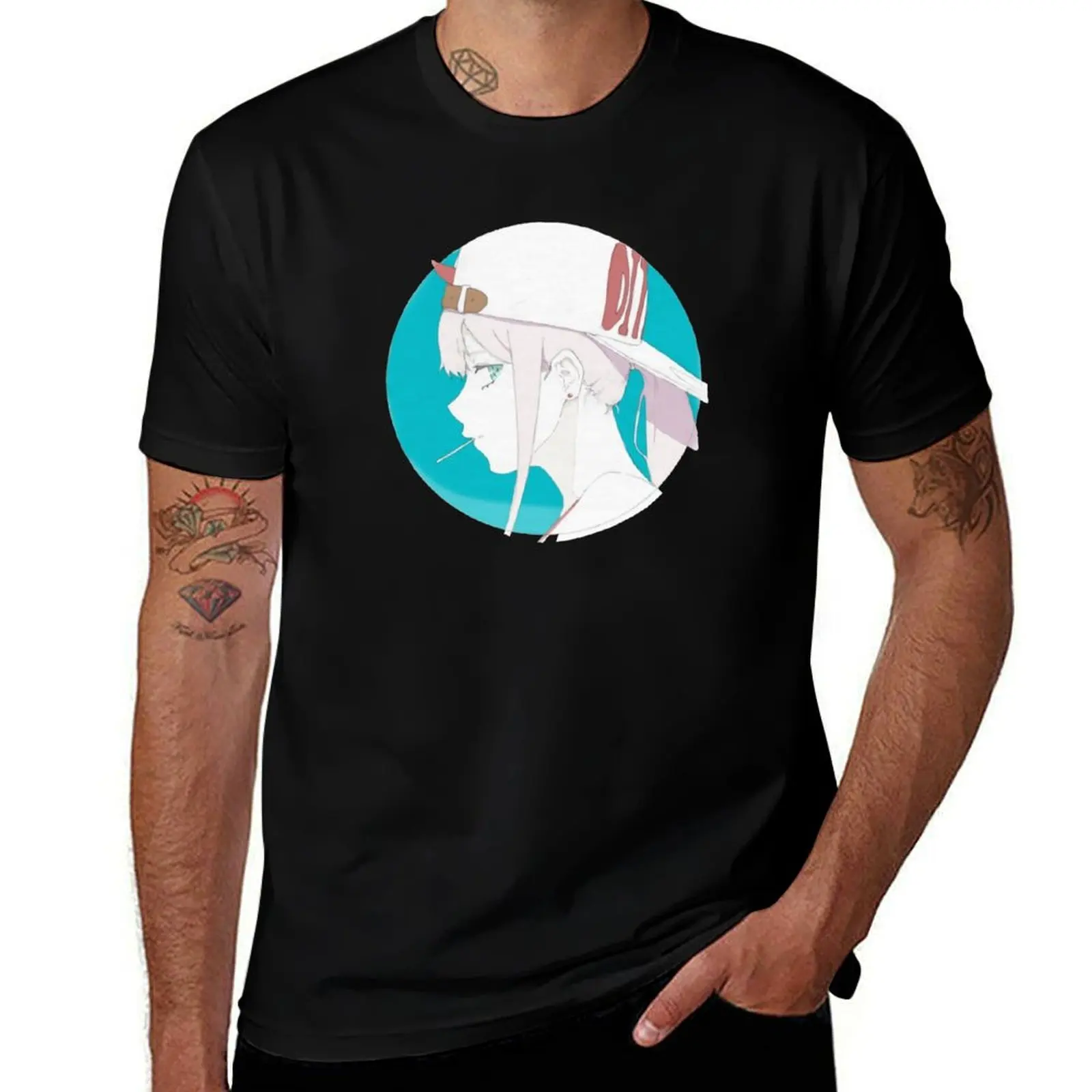 

Zero Two Casual T-Shirt t shirts for man cotton funny man t shirt designer T-Shirt
