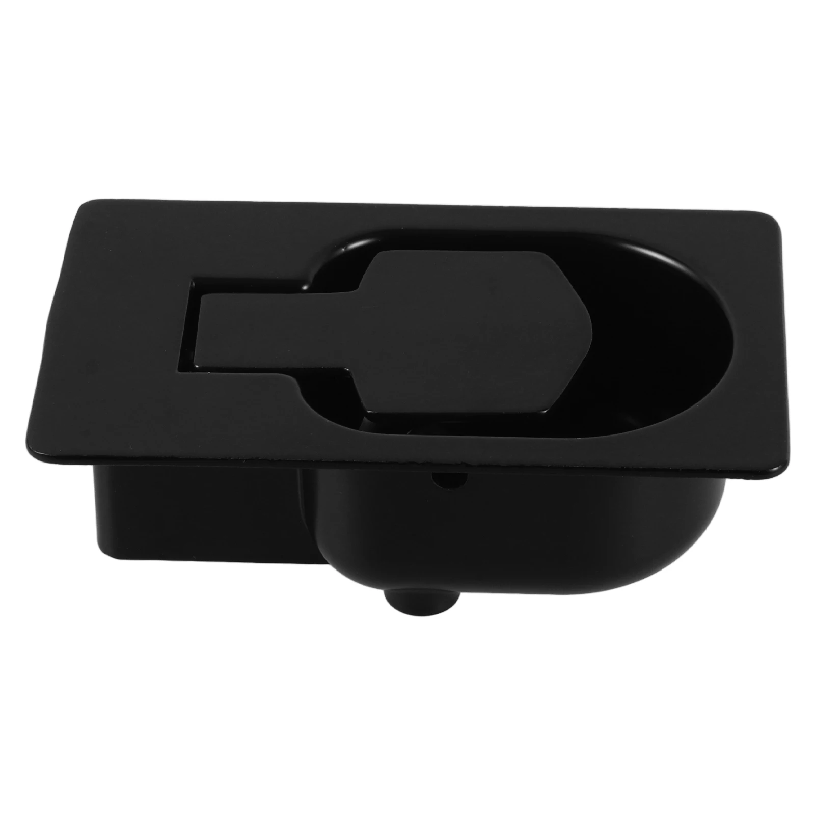 

1pc Recliner Sofa Buckle Replacement Aluminum Alloy Manual Handle Adjustable Height Easy Install Furniture Part Black