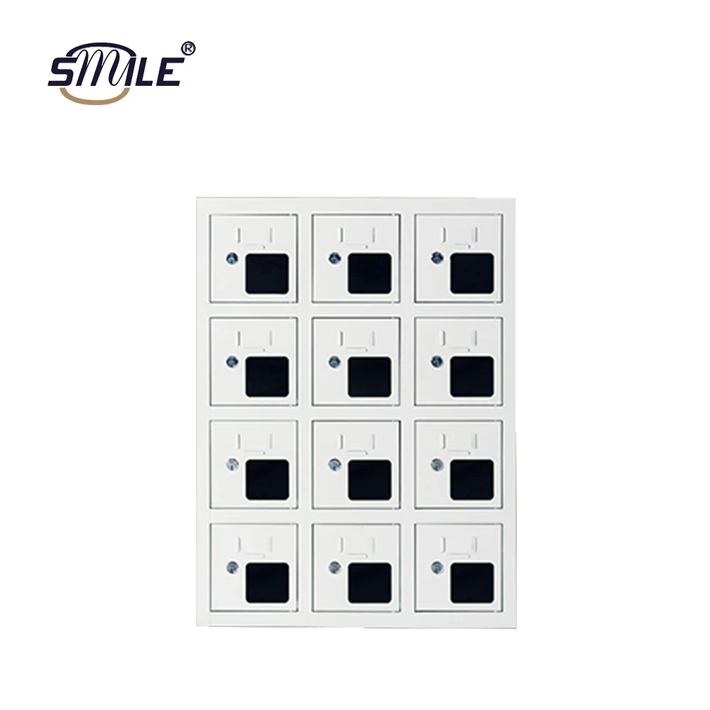 Customized 12 door Metal cell phone locker gym swimming pool supermarket steel mobile phone ipad storage locker cabinet