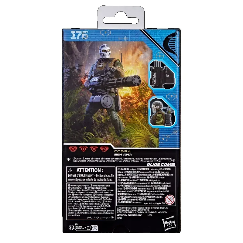 

Новый оригинальный Hasbro G.I. Серия Joe Classified # 176, фигурка Grim Viper, подарочная модель