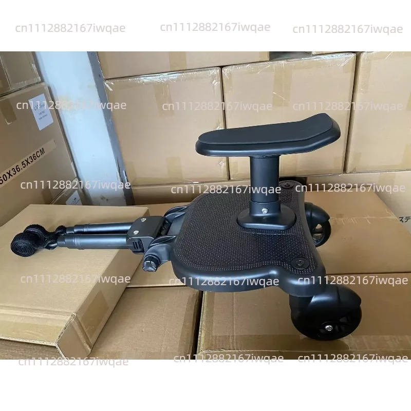 Universal 2 In1 Stroller Ride Board with Detachable Seat Baby Stroller Glider Board Suitable for Most Brands of Strollers