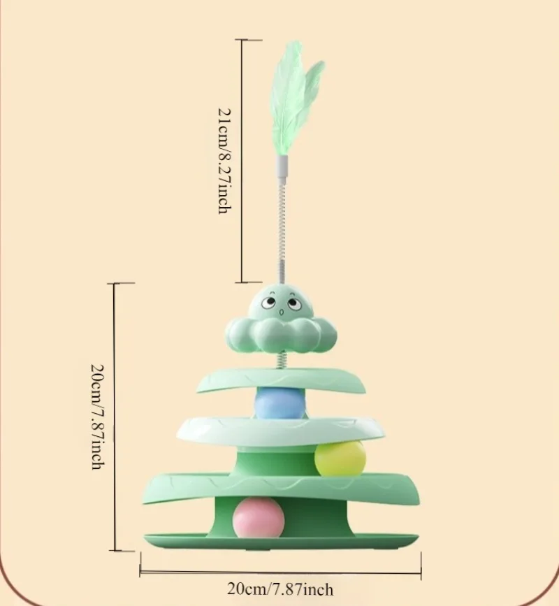 Interactive Cat Turntable Toy 2