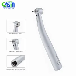 DEASIN For KAVO coupler Dental 8000B 25000 ceramic bearing fiber high speed Air Turbine Handpiec Handpiece 4 holes spray water