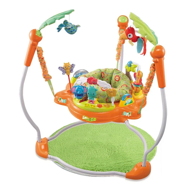 trotteur avec musique pour bébé, chaise à bascule multifonctionnelle, berceau pour tout-petit, forêt tropicale