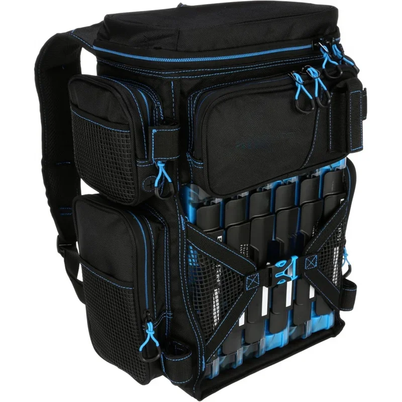 Evolution Fishing Drift Series Tackle Backpack - 3600 Outdoor Backpack w/ 6 Fishing Tackle Trays Heavy Duty