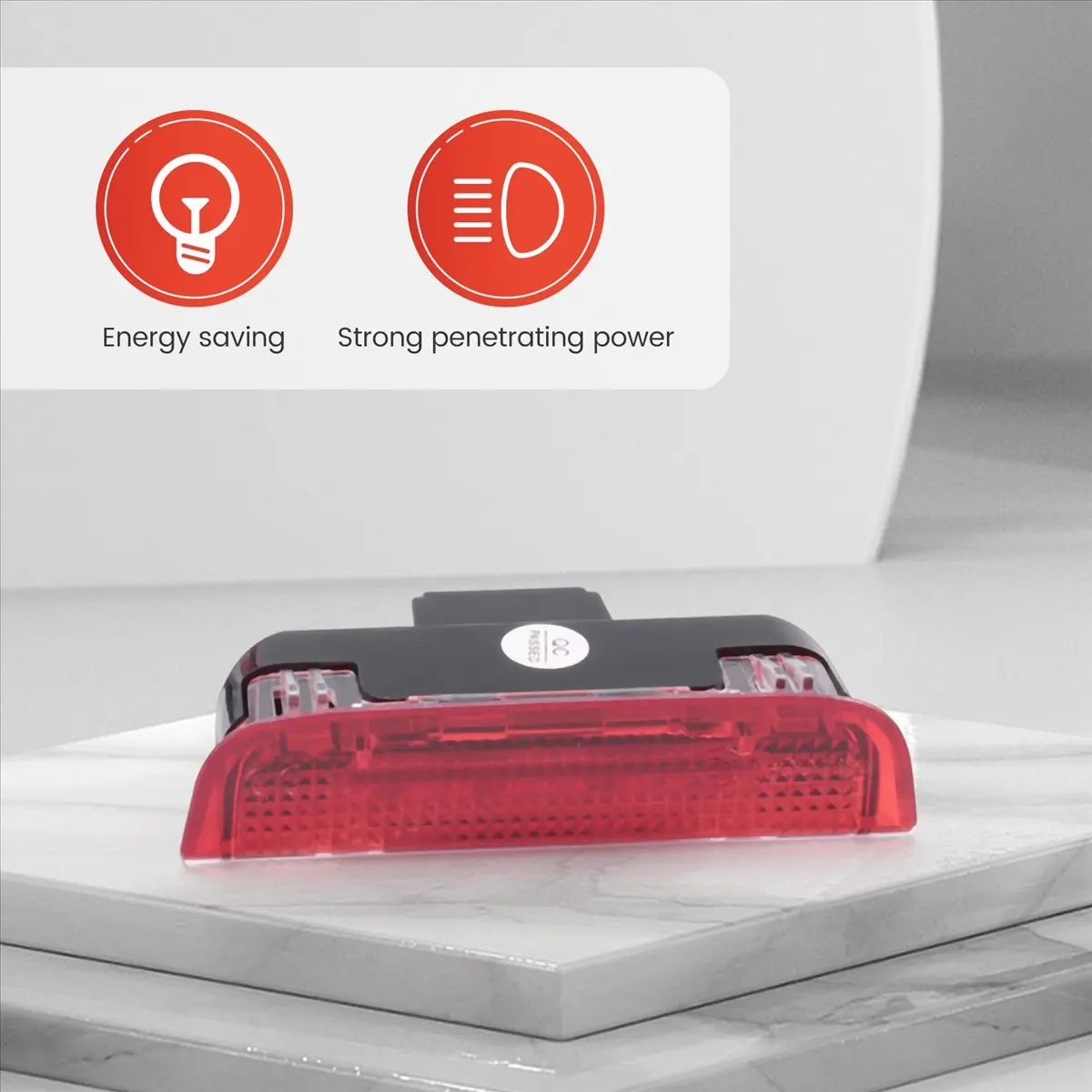 Compatible 4Pcs Car LED Door Warning Light Welcome Projector for Golf 6 7 MK5 MK6 B6 B7 CC