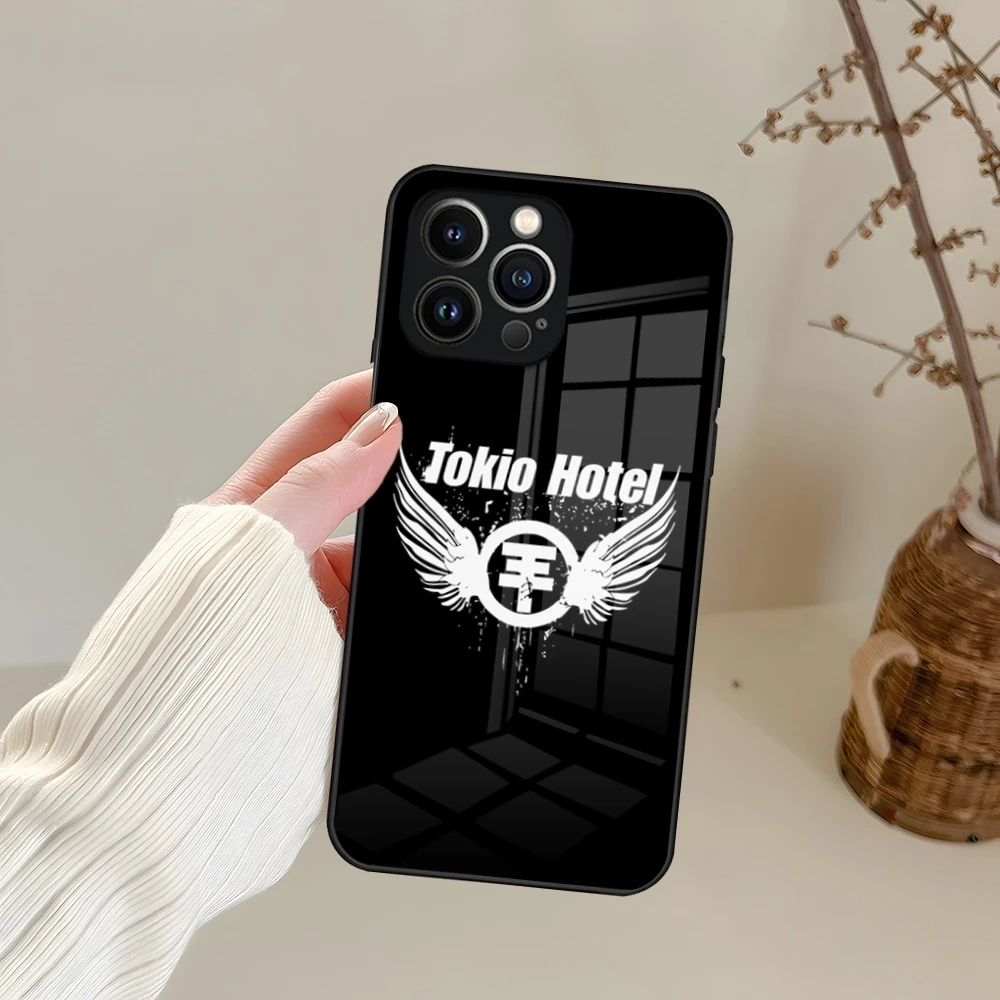 TokioS H-HotelS Phone Case For iPhone 15 13 14 16 12 11 Pro XS Max Plus Mini X XR SE2020 Tempered Glass Coque