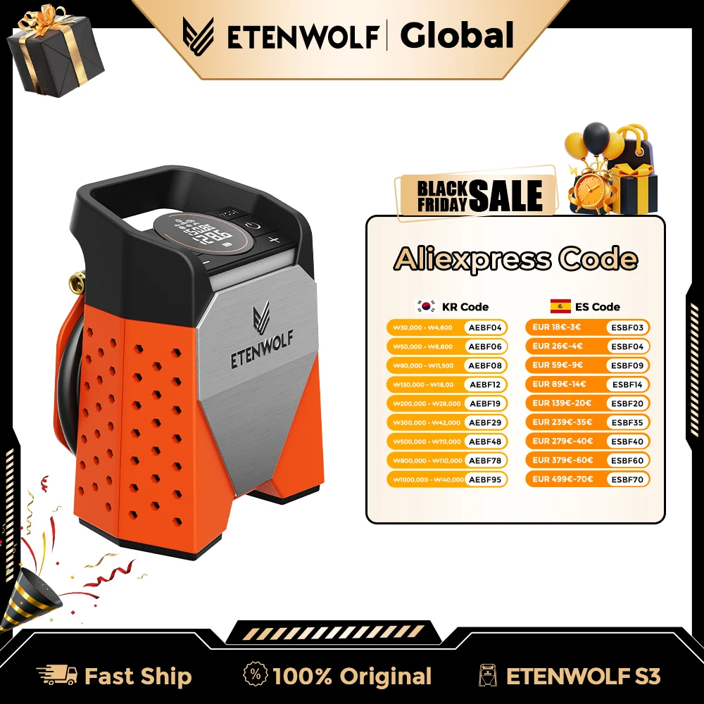 yZ[zETENWOLF ZEPHYR S3 |[^u ^C Ct[^[ 100% f[eB TCN 160 PSI Ԃ̃GARvbT[ 7800mAh ԁAI[goCA{[p (Vi)