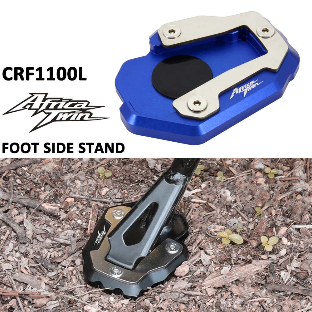 

Motorcycle Kickstand Foot Side Stand Extension Pad Support Plate For Honda CRF1100L 1100L CRF 1000 L Africa Twin 2020 2021