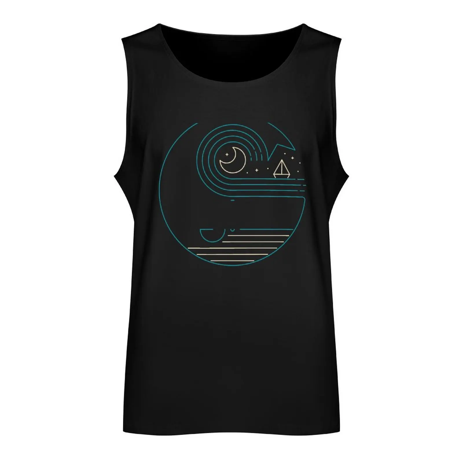 Moonlight Companions Tank Top Gym T-shirts for men Vest male T-shirt men