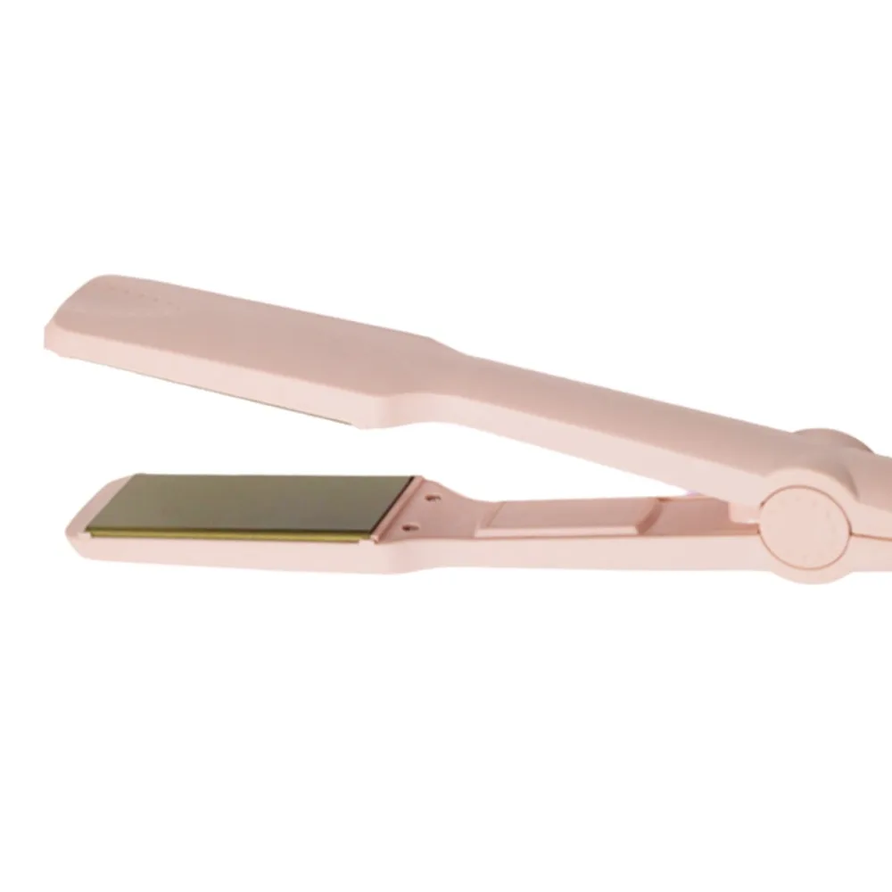 

Fast Warm-up Electric Hair Straightener Ceramic Glaze Widened Hair Curler EU Plug Temperature Adjustable Hair Styling Tool Girl