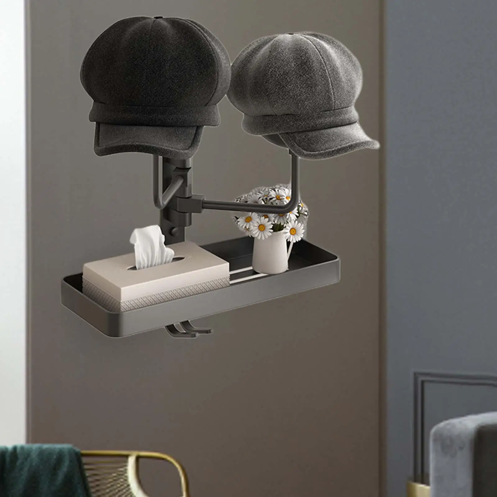 Motorcycle Helmet Holder Motorcycle Helmet Rack for Jacket Volleyball