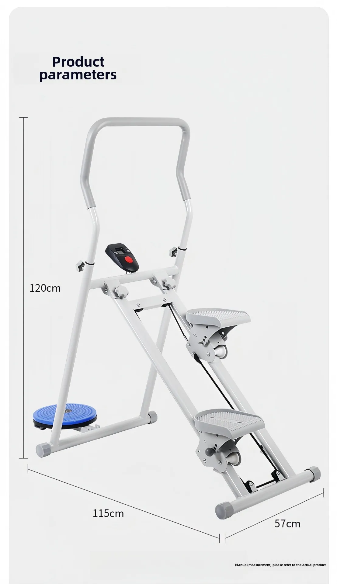 Venta caliente escalera maestro Cardio Fitness equipo Mini senderismo escalada en roca máquina con entrenador Abdominal uso doméstico