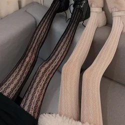 Women Lolita Tights Lace Hollow Stockings Fashion Sweet Female Hollow Out White Girls Pantyhose Stockings Tattoo Tights Pattern