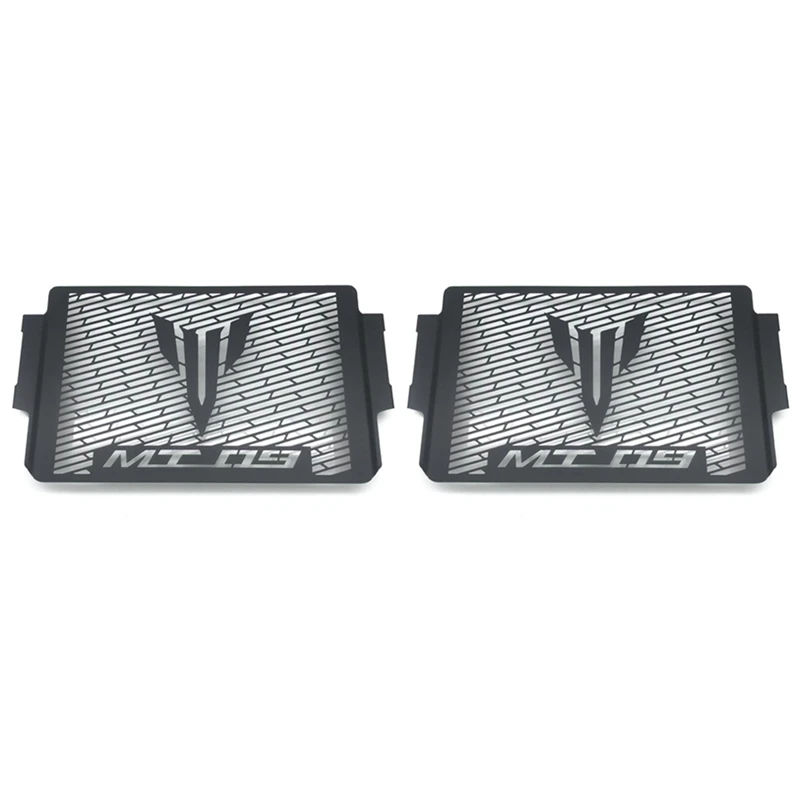 

2X Radiator Guard Engine Cooler Grille Cover Protection For YAMAHA MT09 MT-09 2021 2022 Black