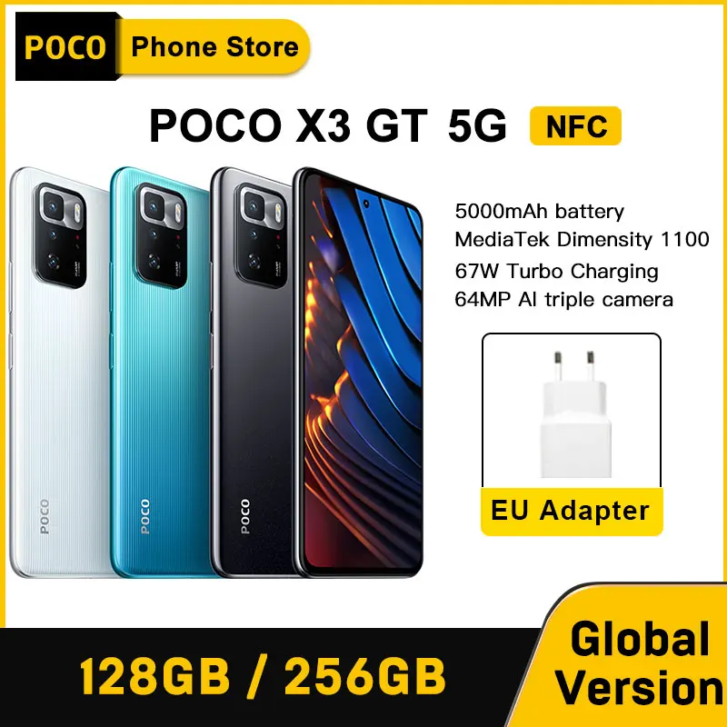 POCO X3 GT 5G: الهاتف الذكي المثالي بمواصفات مذهلة