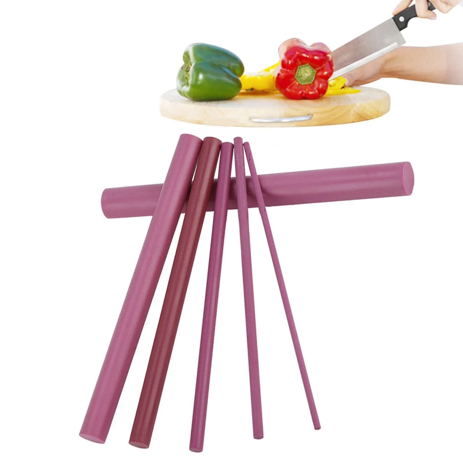 6 PCS 3000 Grits Ruby Polishing Oil Stone Sharpener Sharpening Stone Whetstone Tool Set