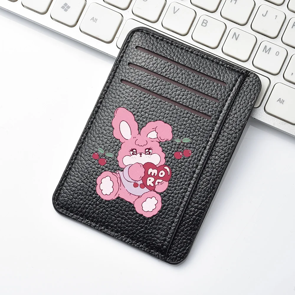 Ladies Mini Credit Card Holder Fashionable Cute Card Sleeve for Girls ID Bank Card Storage Pouch