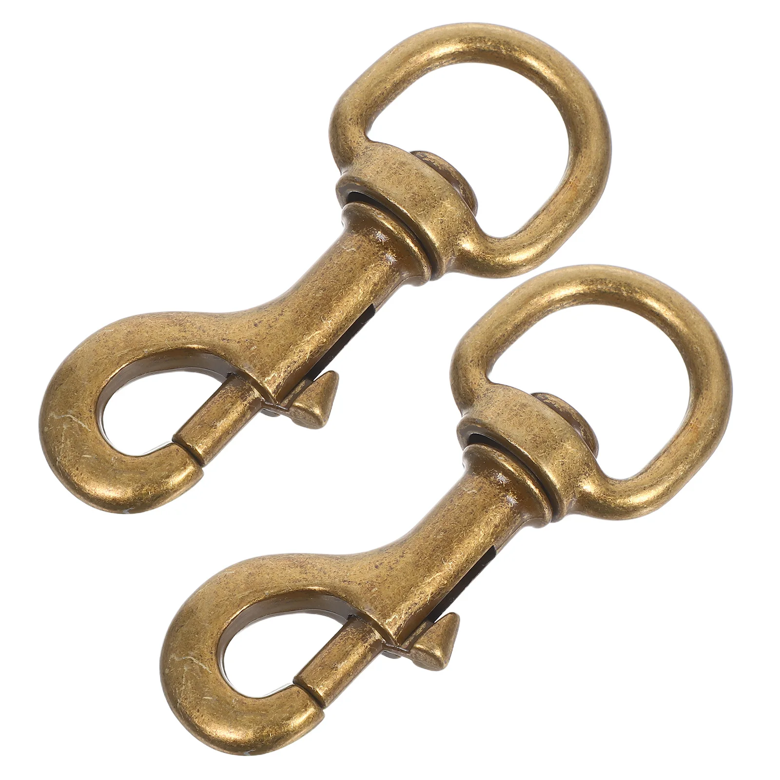 

2Pcs Traction Rope Buckle for Pets Rustproof Spring Hook with Rotatable Joint Ideal for Collars Leashes Keychains Pet Supplies