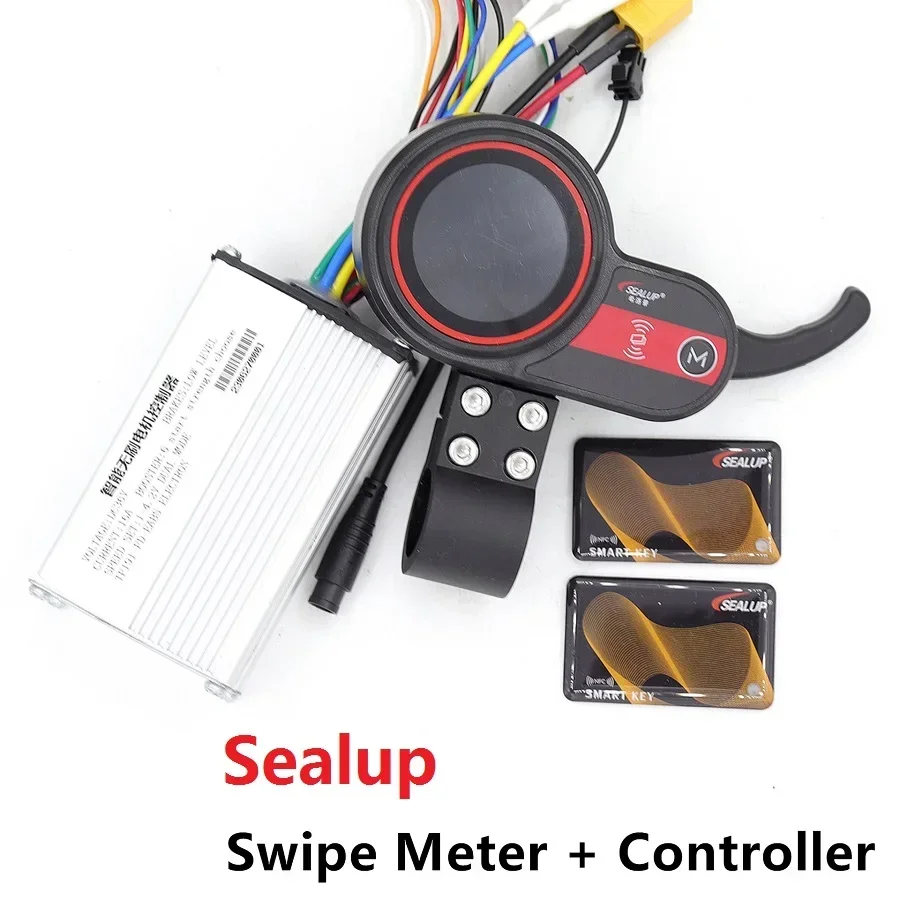 Sealup TF191 36V 48V Controller  And Display Throttle  NFC Dashboard Meter TF-191 for Electric Scooter Accessories