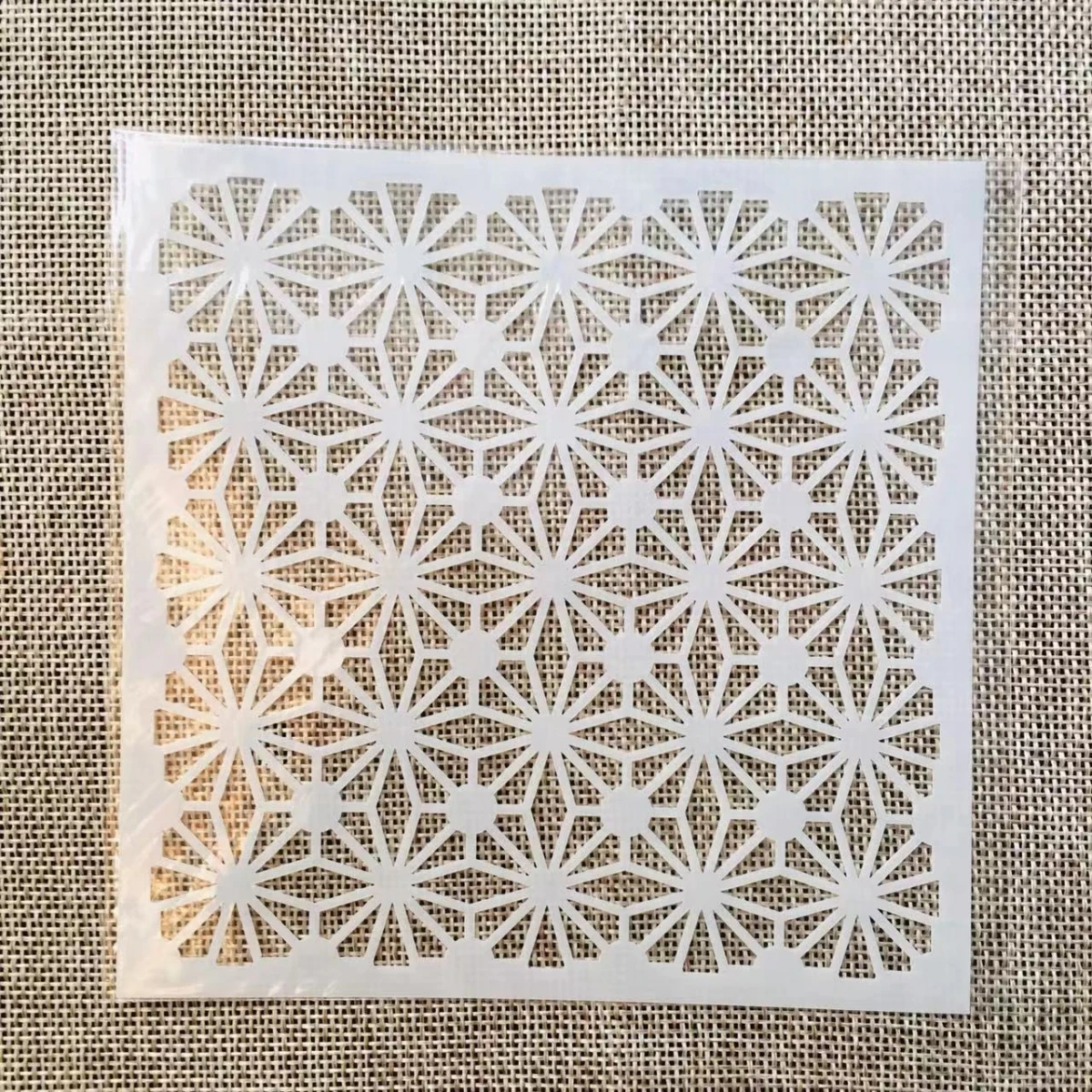 13cm geometria okrągłe DIY szablony do nakładania warstw malowanie ścian księga gości kolorowanie tłoczenie Album dekoracyjny szablon