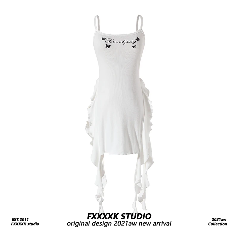 

Оригинальная женская летняя короткая юбка FXK в стиле ретро с кружевными вставками и бахромой, утягивающая, с высокой талией, из смесового хлопка с эластаном