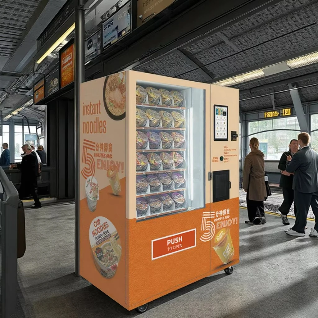 Hot Water Vending Machine Cup Noodle and Ramen Cooked Vending Machine Self Service Customized FL Wholesale
