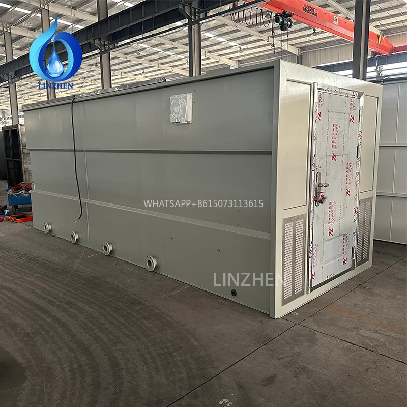 Pianta per il trattamento delle acque reflue con fanghi attivi da 220 V Pianta per il trattamento delle acque reflue con 1 anno di garanzia Impianto per l'idratazione dei fanghi