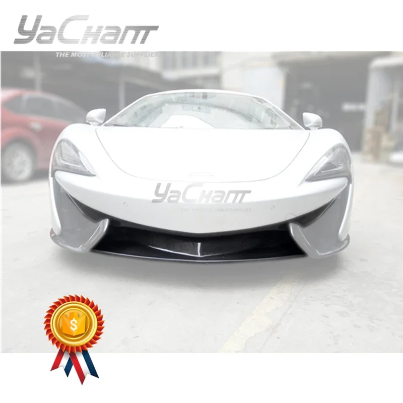 Car-Styling Auto Accessories Carbon Fiber Front Lip Fit For 2016-2017 McLaren 570S OE Style Front Bumper Center Lip