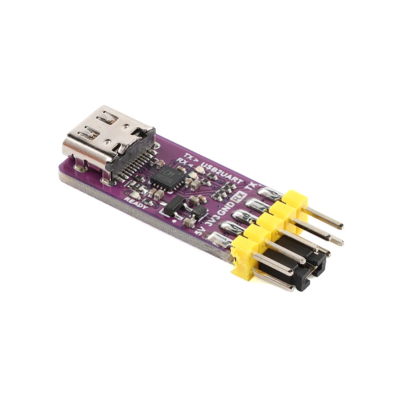 5pcs USB to Serial Module 6Mbps 5V/3.3V TTL CH343P Debug Burn Downloader Type-C