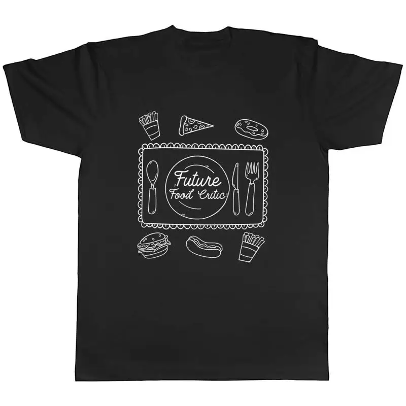 

Мужская футболка Future Food Critic Foodie Food Lover Eating унисекс, футболка в подарок