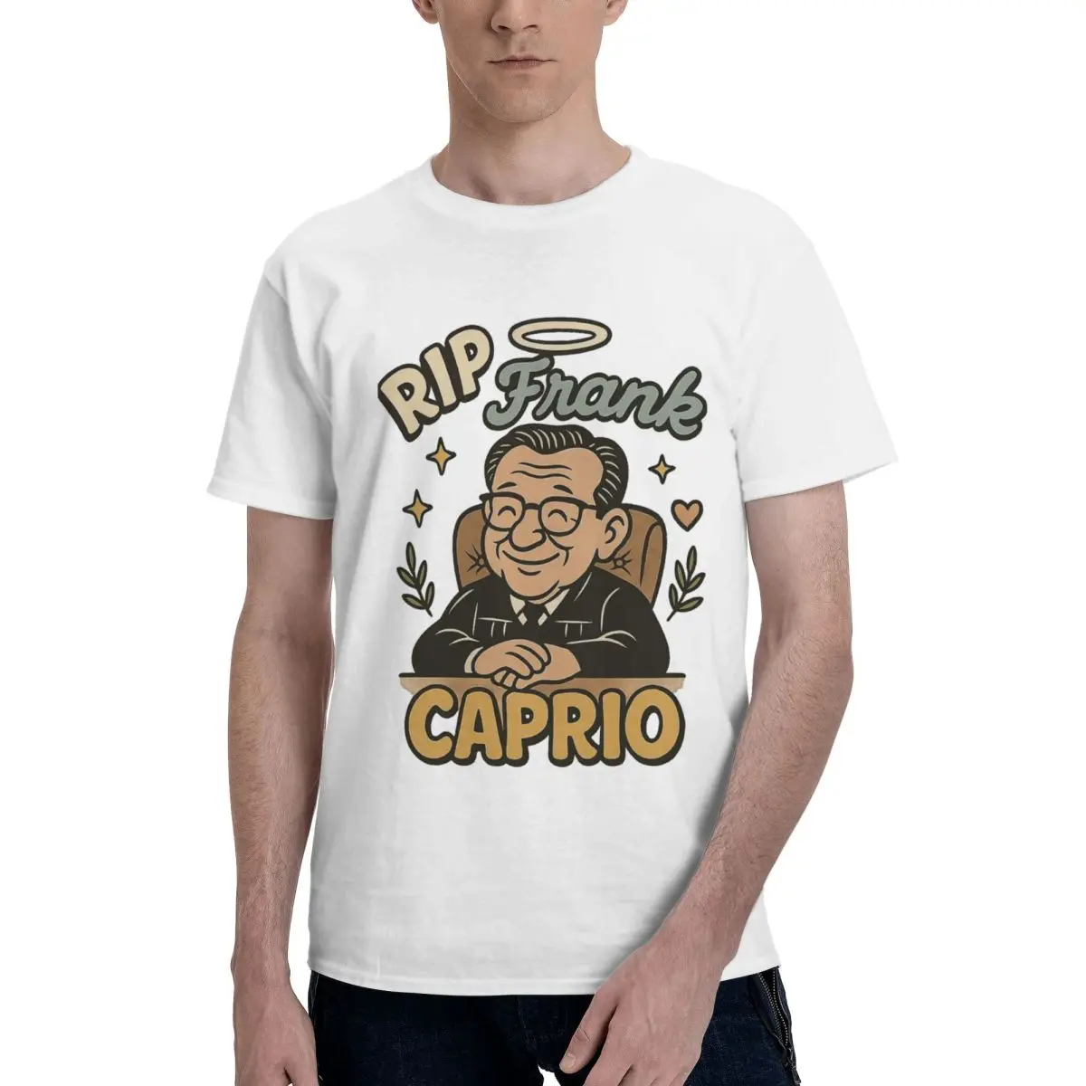 Men RIP Judge Frank Caprio T Shirt Streetwear Plus Size O-neck Cotton Sleeve Tshirts
