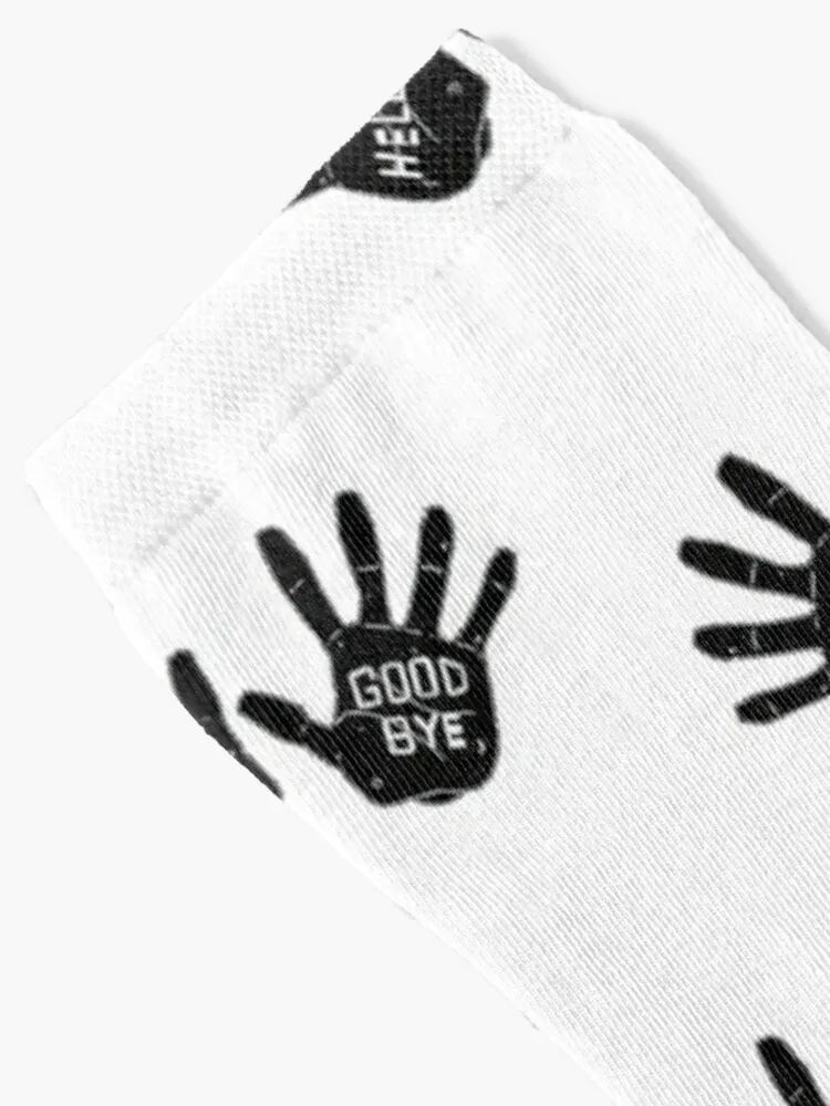 Hello Goodbye Klaus Number Four 4 The Umbrella Academy Netflix Socks Toe sports halloween funny gift Men's Socks Luxury Women's