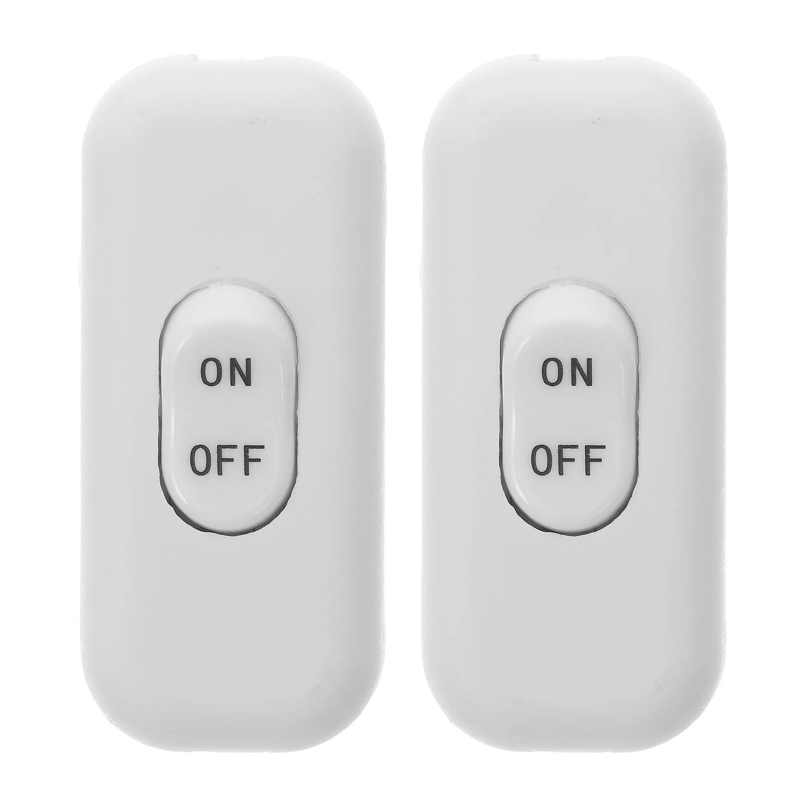 

2Pcs Inline Cord Switch Rocker on Off Button Control for Lamp Bedroom Table Desk LED Lights 250V 6a Appliance Electrical Button