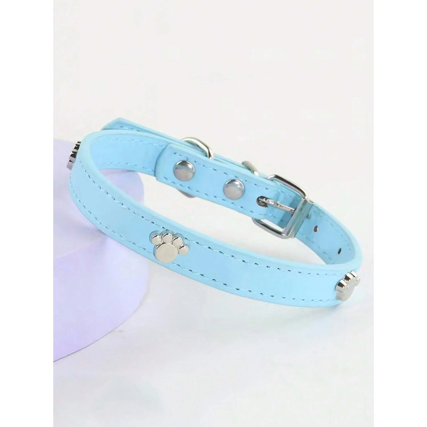 

1pc Dog/Cat Collar, Adjustable Small Pet Necklace For Teddy Puppy