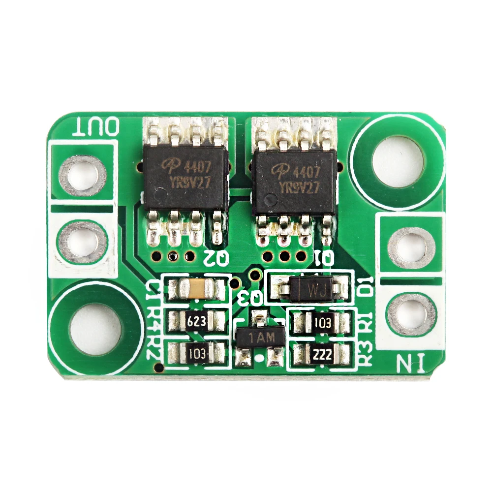 5PCS DC 3-30V Ideal Diode Module Battery Charging Charger Anti Reverse Connection Power Protection Board Module 4A Common Ground