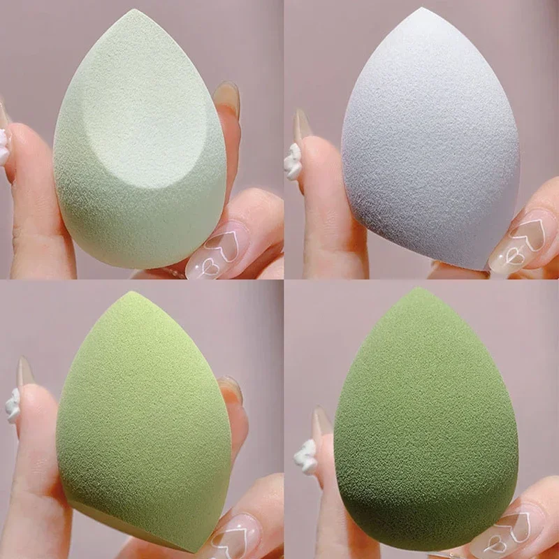 1/4 Stuks Make-Up Spons Poeder Puff Droge En Natte Gecombineerde Schoonheid Cosmetische Bal Foundation Poeder Puff Cut Make-Up Sponsgereedschap