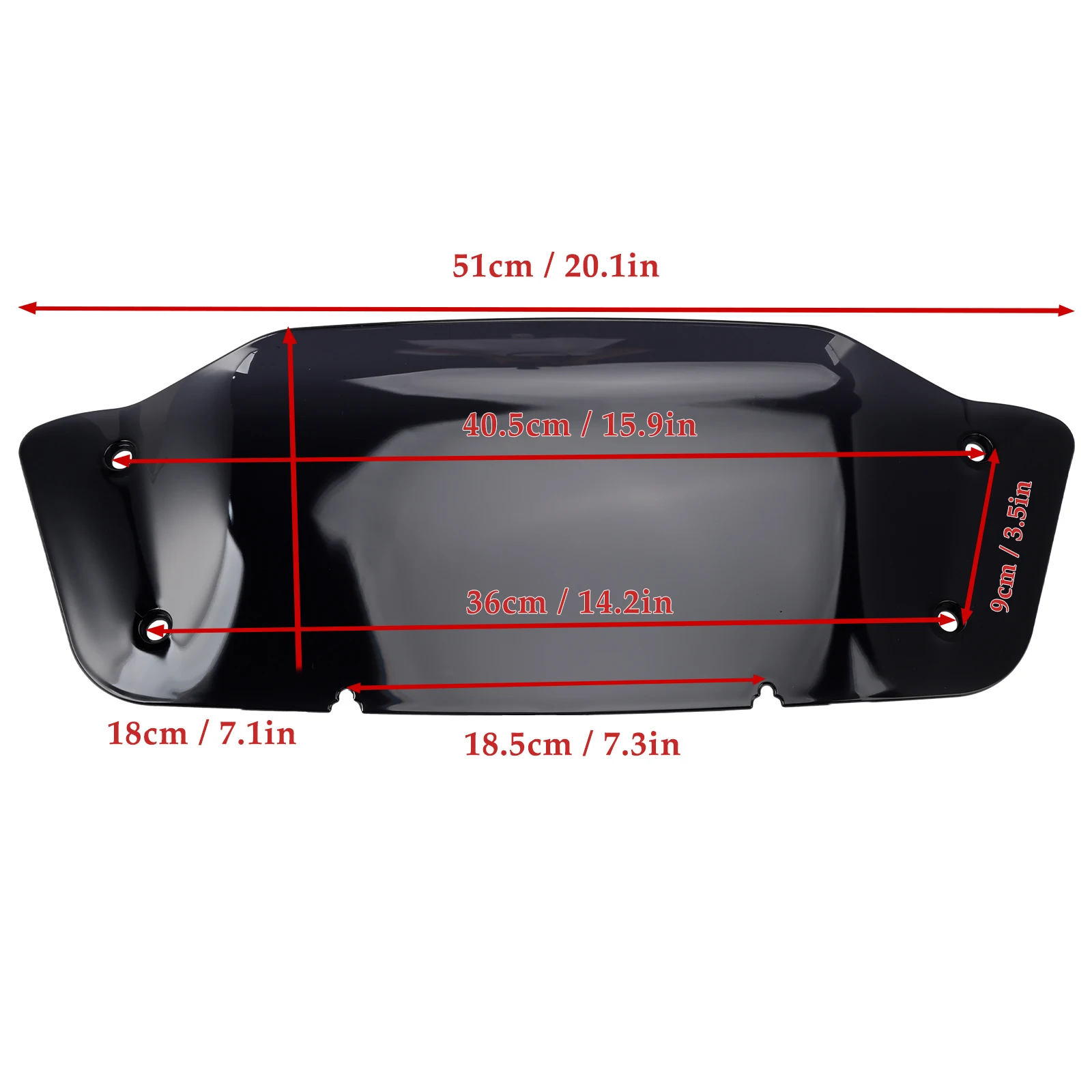 زجاج أمامي مقاس 7 بوصات مناسب لجولة Street Glide FLHX FLHXSE 2023-2024 #2