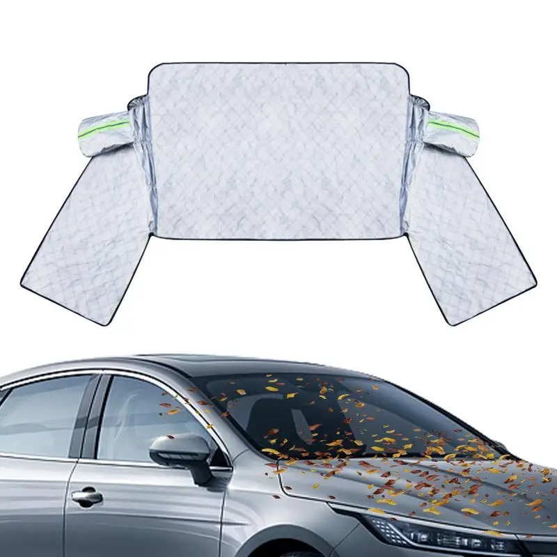 

Windshield Cover For Ice And Snow Aluminized Film Windshield Covers For Car 4 Layers Winter Supplies Car Cover Thickened