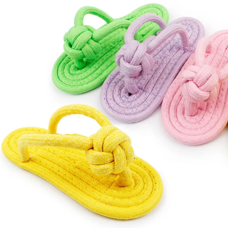 

Funny Dog Chew Toy Cotton Slipper Rope Toy For Small Large Dog Pet Teeth Training Molar Toys Interactive Dog Toy Dog Accessories