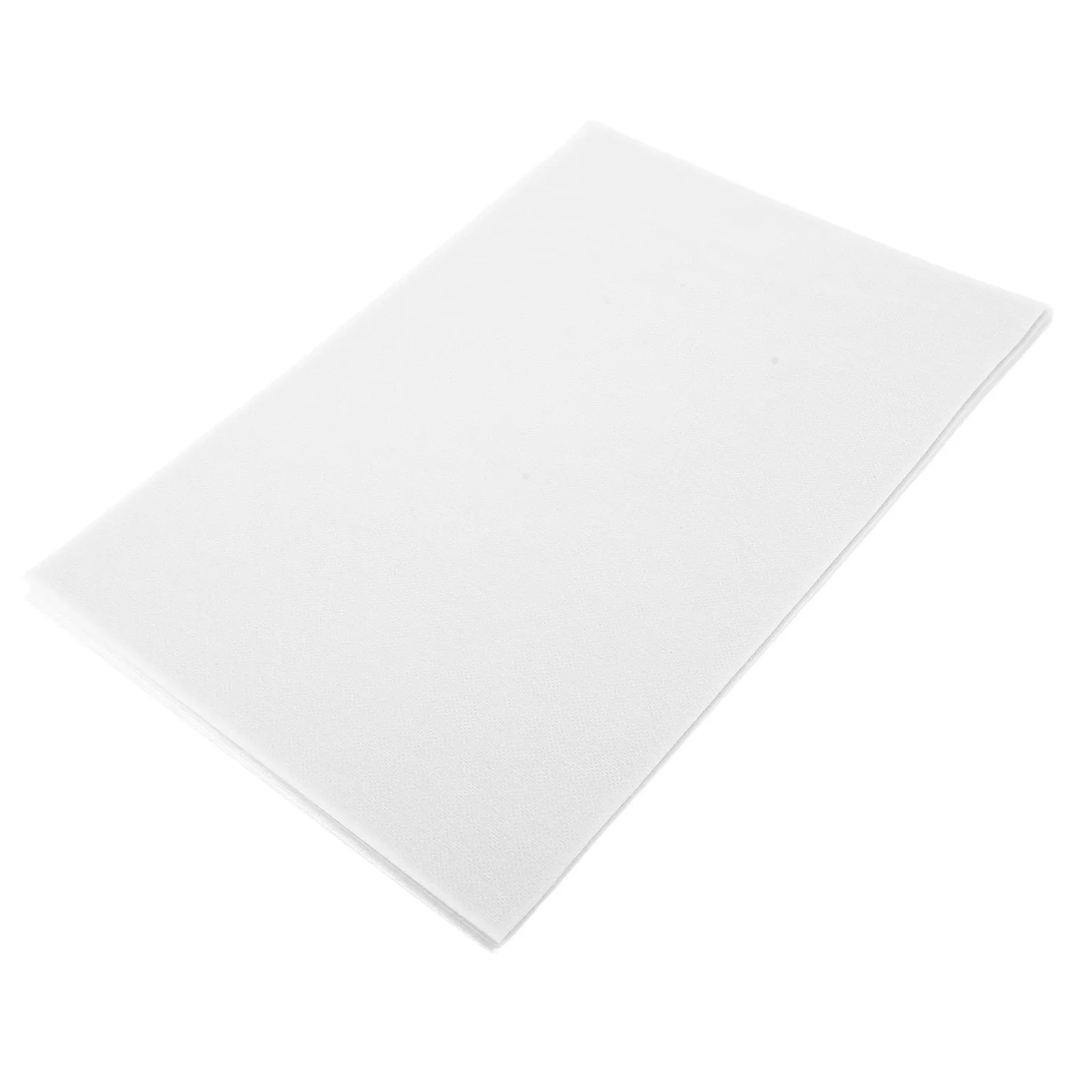 24Pcs Fusible Interlining Non-Woven Medium Weight White 12.2x8.27in Iron-on Fabric Interfacing for Sewing Shirt Tailor Quilting view 5