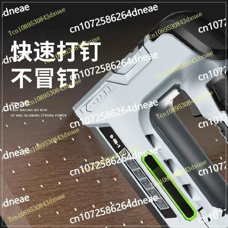 Universal Household Lithium Battery Air Nail Gun for Woodworking Straight Door Nail Fixing Artifact Code
