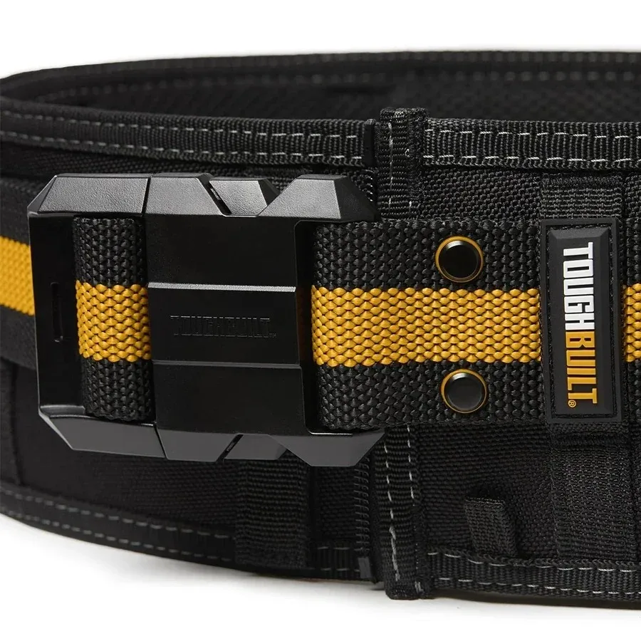 TOUGHBUILT TB-CT-41 Padded Belt with Heavy Duty Clip Buckle and Back Support Construction Work Belts Toughbuilt Tools